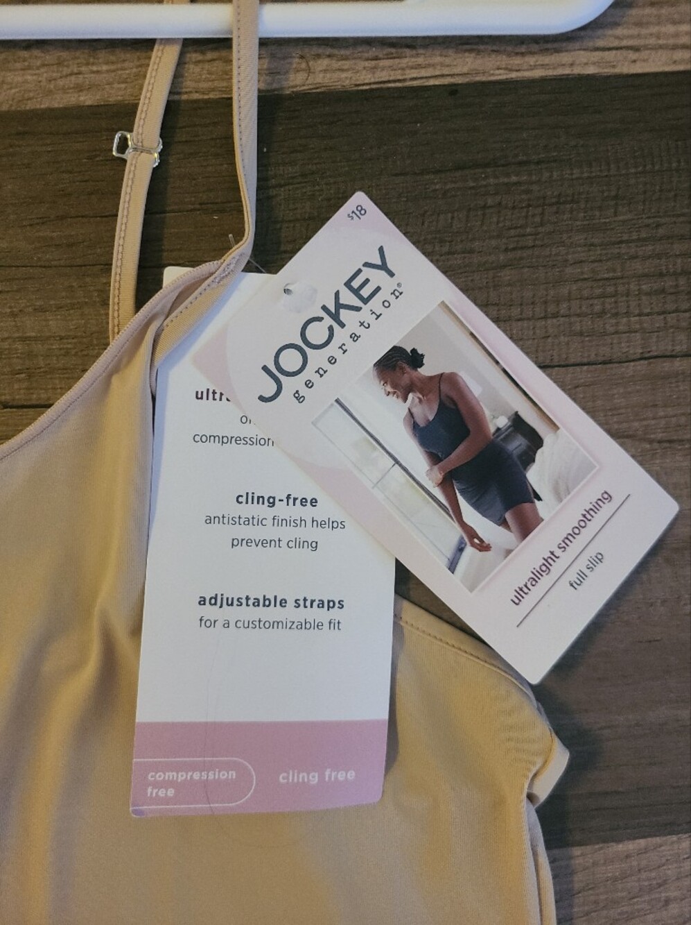 Jockey Ultralight Smoothing Slip in Nude - Picture 2 of 4